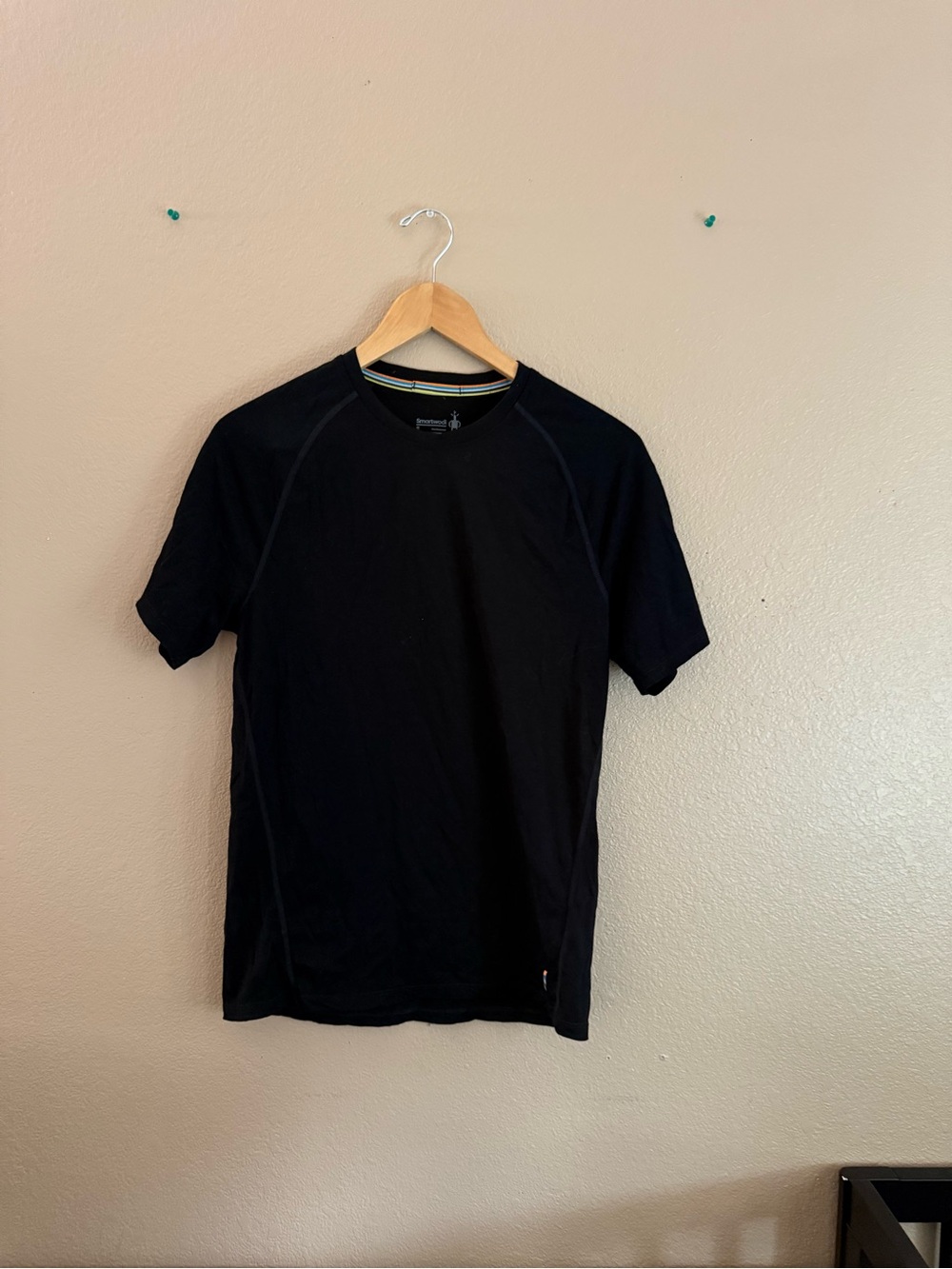 Smartwool Men's Black 87% Merino Wool Short Sleeve T-Shirt